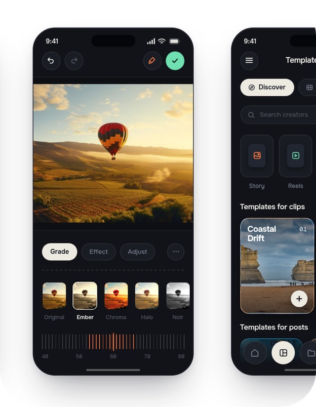 Product design (UX and UI) example
